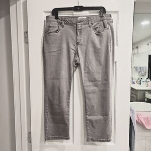 Classic Gray Women's Jean Capri